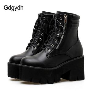 Gdgydh Boots de cheville d'automne en gros pour femmes Boots de moto