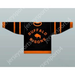 GDSIR Custom 1928-29 CPHL Buffalo Bisons Hockey Jersey Top Ed S-M-L-XL-XXL-3XL-4XL-5XL-6XLL