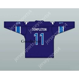 Gdsir Custom BLEU TEMPLETON 11 LE NATIONAL DE QUÉBEC MAILLOT DE HOCKEY À DOMICILE NOUVEAU Top Ed S-M-L-XL-XXL-3XL-4XL-5XL-6XL