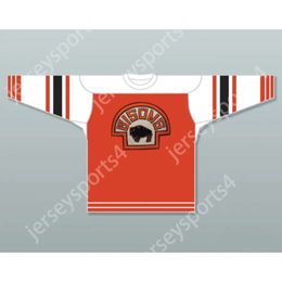 GDSIR CUSTOM BUFFALO BISONS Jersey Hockey Old School Top Ed S-M-L-XL-XXL-3XL-4XL-5XL-6XL