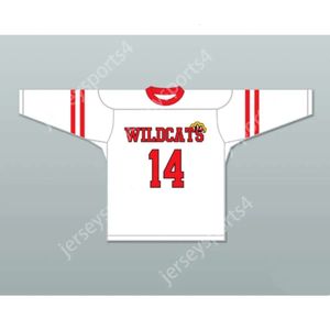 GdSir Custom Design 2 Troy Bolton 14 East High School Wildcats Hockey Jersey New Top Ed S-M-L-XL-XXL-3XL-4XL-5XL-6XL