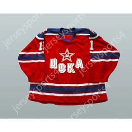 GdSir Custom Evgeny Davydov Central Red Army Hockey Jersey Nouveau Top Ed S-M-L-XL-XXL-3XL-4XL-5XL-6XL