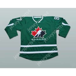 GDSIR CUSTUCH GREEN 87 Sidney Crosby Team Canada Hockey Jersey Nouveau Top Ed S-M-L-XL-XXL-3XL-4XL-5XL-6XL