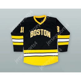 GDSIR Custom Happy Gilmore 18 Boston Alternate Black Hockey Jersey NIEUWE TOP ED S-M-L-XL-XXL-3XL-4XL-5XL-6XL