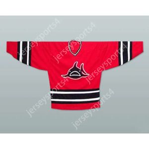 GdSir Custom Los Angeles Sharks Red Hockey Jersey New Top Ed S-M-L-XL-XXL-3XL-4XL-5XL-6XL