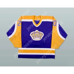 GDSIR CUSTUCH LUC ROBITAILL 20 LOS ANGELES HOCKEY JERSEY NOUVEAU TOP ED S-M-L-XL-XXL-3XL-4XL-5XL-6XL