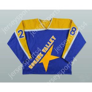 Gdsir Custom Mohawk Valley Stars Hockey Jersey Nieuwe top ed S-M-L-XL-XXL-3XL-4XL-5XL-6XL