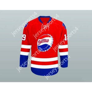 Gdsir custom ody hodgson 19 buffalo bisons hockey jersey nieuwe top ed s-m-l-l-xxl-3xl-4xl-5xl-6xl