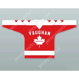GdSir Custom Red Vaughan Nationals Wayne Gretzky Hockey Jersey Metro Junior B 99 League Nouveau Top Ed S-M-L-XL-XXL-3XL-4XL-5XL-6XL