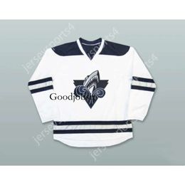 Gdsir Custom RIMOUSKI OCEANIC WIT HOCKEY JERSEY NIEUWE Top Ed S-M-L-XL-XXL-3XL-4XL-5XL-6XL