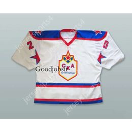 Gdsir personnalisé RUSSIE SKA ST.MAILLOT DE HOCKEY BLANC PETERSBOURG KHL 1 NOUVEAU Top Ed S-M-L-XL-XXL-3XL-4XL-5XL-6XL