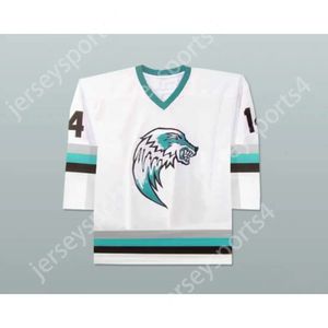 Gdsir Custom the Lansing Ice Woes Derek Thompson 14 Minor League Hockey Jersey Top Ed S-M-L-L-XXL-3XL-4XL-5XL-6XL