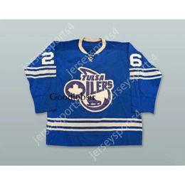 Gdsir Custom TULSA OILERS 26 BLAUWE HOCKEY JERSEY NIEUW Top Ed S-M-L-XL-XXL-3XL-4XL-5XL-6XL