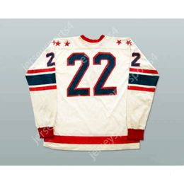 GDSIR CUSTUCH WHITE 22 ROCHESTER AMÉRICANS HOCKEY JERSEY NOUVEAU TOP ED S-M-L-XL-XXL-3XL-4XL-5XL-6XL