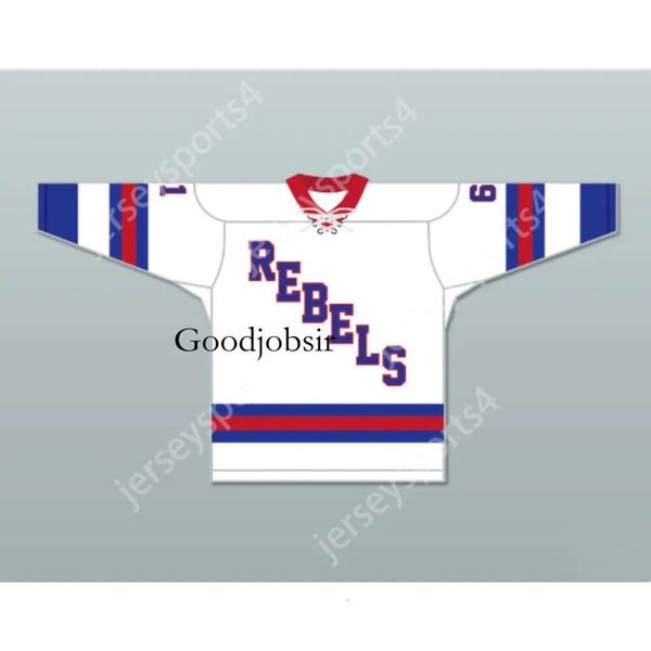 Gdsir personnalisé blanc vers le bas ROANOKE VALLEY rebelles maillot de HOCKEY nouveau haut Ed S-M-L-XL-XXL-3XL-4XL-5XL-6XL