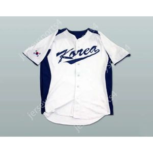 Gdsir Shin Soo Choo 5 South Korea Baseball Jersey White en Blue Ed