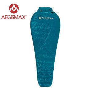 Gear Aegismax Outdoor Camping Ultralight Mummy 95% 800FP GOOSE DOWN SAG de couchage printemps automne