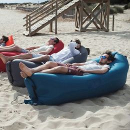 Equipo de Camping Iatable sofá Lazy Bag 3 estaciones ultraligero saco de dormir cama de aire Iatable sofá tumbona productos de tendencia 2021