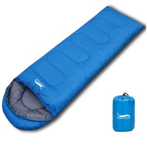 Gear Desertfox Compact Sleeping Bag Ultralight Envelope 3 Season Sleeping Bags met compressievergaan voor kampeerwandelen