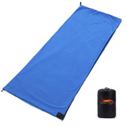 Gear Desertfox Doublure de couchage en polaire pour adulte et enfant 3 saisons Couverture de couchage ultralégère avec sac de camping pliable