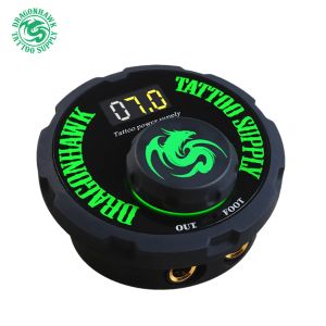 Gear Dragonhawk LCD Dual Hine Tattoo Power Power Power Power Box Wholesale Makeup Supplies Top Round Tattoo Power Tattoo Supplies