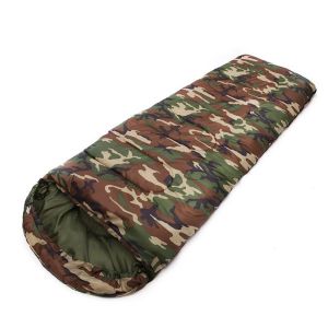 Gear Sac de couchage militaire enveloppe équipement de camping survie en plein air hiver couverture imperméable ultralégère pour garder au chaud camouflage