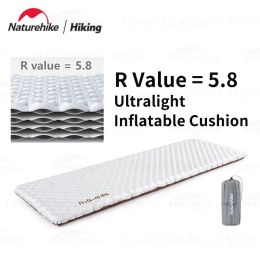 Gear NatureHike R5.8 Mat de selección termal 20D Nylon Ultralight Matches Iatable Iatable Camping Padt 1p Mat