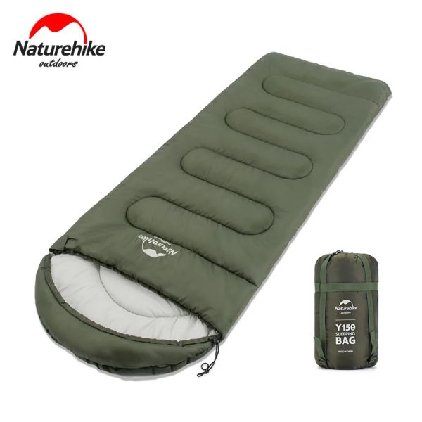 Gear NatureHike Dormir, saco de dormir impermeable al algodón de algodón ultraligero, saco de dormir para acampar al aire libre