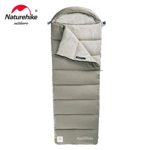 Gear NatureHike Bacstillero de dormir M180 Algodón liviano M300 Bache de dormir Doble Camping M400 Batón de dormir de invierno lavable