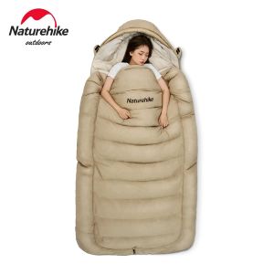Gear Naturehike-saco de dormir ultraligero de algodón, plumón de pato para invierno, ligero, impermeable, grueso, para acampar al aire libre