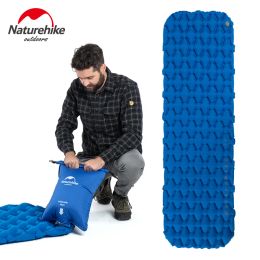Gear NatureHike Ultralight colchón IATABLE Mat de la almohadilla para dormir alfombra de acampado colchón de aire Camino plegable portátil Viajamiento Dormir