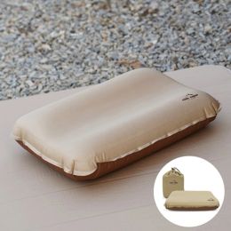 Gear Outdoor Camping Self Iaging Pillow 3D Ultralight Sponge Automatisch Iageerbaar kussen voor reistent hoofdsteun met organisator