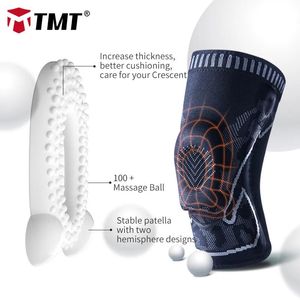 Gear TMT 2 Stuks 3D Kniesteun Pads voor Sport Artritis Gymapparatuur Volleybal Werk Fitness Fietsen Patella Guard Brace Protector