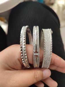 versnellingswiel armband ontwerper armbanden heren bangle sieraden 18k goud vergulde zilveren hoogwaardige sieraden unisex mode diamant voor mannen vrouwen feest bruiloft geschenken meisje