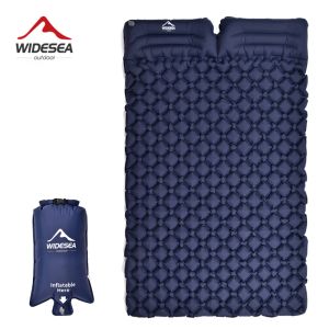 Gear Widesea – matelas Double Iatable pour Camping, lit d'extérieur, ultraléger, pliable, tapis d'air de voyage, résistant à l'humidité