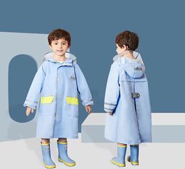 GearRaincoats Manteau de pluie épais pour enfants, imperméable, imperméable, coupe-vent, Poncho pour garçons et filles, étudiant d'hiver 4146851