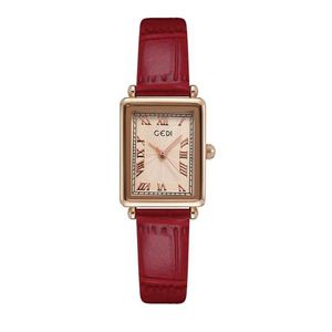 Gedi's nieuwe Watch Autumn Fashion Niche Design 51066 Style Quartz Watches Women Simple and Compact Temperament for Women's Birthday Gift