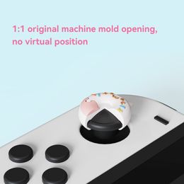 Geekshare Thumb Grip Caps voor Nintendo Switch Game Console Cute Donut Soft Silicone Joystick Cover voor Switch OLED en NS Lite