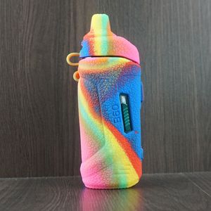 Geekvape B60 Aegis Boost 2 Pod Mod Kit Case Texture Cases Aegis Boost 2 Beschermende siliconen lederen rubberen mouw Cover kleurrijke siliciumschild wikkel