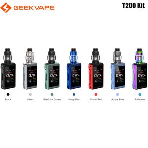 Geekvape T200 KIT 200W Box Mod batería dual 18650 con 5,5 ml Z Sub ohm SE Tank fit Z Coil 0.15ohm E-cigarrillo Vape auténtico