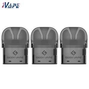 Geekvape U vervangende podcartridge 2 ml met 0,7 ohm 1,1 ohm spoel geïntegreerde zijvulling voor Geek Vape Sonder U Digi-U Aegis-U Obelisk-U Wenax-U Kit 3 stks/pak