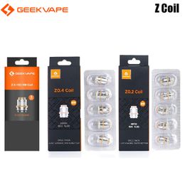 Geekvape Z Coil Mesh Z1/Z2/KA1/Z0.15/Z0.25/Z0.15 XM/Z XM pour réservoir Zeus Aegis Legend 2 L200/Solo 2/T200 kit/Z Fli Tank E Cigarette authentique