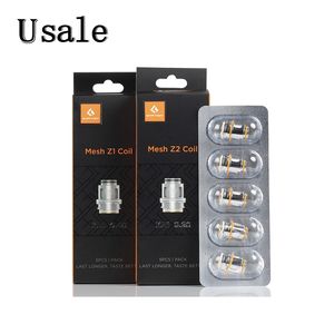 Geekvape Zeus Mesh Z1 0.4ohm Z2 0.2ohm Coil Z0.15 Z0.25 Z0.2 Z0.4 Z Series Replacement Coils Head For Aegis Legend L200 Kit 100% Authentic