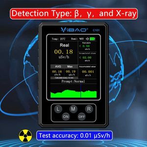 Compteur Geiger détecteur de rayonnement nucléaire dosimètre d'adiation eaux usées bêta Gamma moniteur de rayons X compteur HKD230826