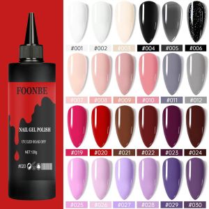 Gel 120g ongle gel polonais semi-permanent gel vernis uv gel vernis de gel trempe hors de couverture complète belle laque gel de vernis à ongles