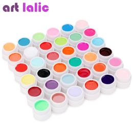 Gel 36 kleuren UV -gel Set Pure Color Decor voor Nail Art Tips Extension Manicure Diy Tools Decoraties
