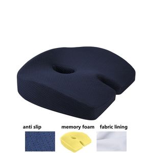 Gel Kussen Seat Pad Sciatica Kussen Stoel Orthopedisch Non-Slip Sitting Relief Tailbone Pain Foam Hollow 211203