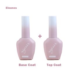 Gel Eleanos 15ml Policio de uñas de gel UV sin toallitas Varnices base de capa base duradera