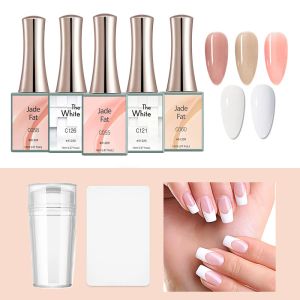 Gel French Nail Manucure Gel Kit Venalisa Supply Liner Gel Gel Gel Design Canni Camouflage Gel Polon à ongles Gel Couleur blanche