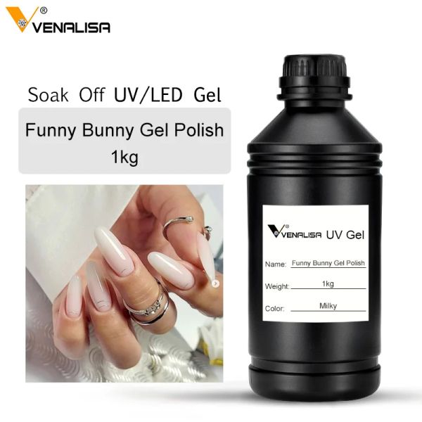 Gel drôle lapin 1000 ml gel vealisa trempé sans couche de top top usure pee pelet off de base de vernis à ongles de vernis à ongles fournisseur de gel chinois usine